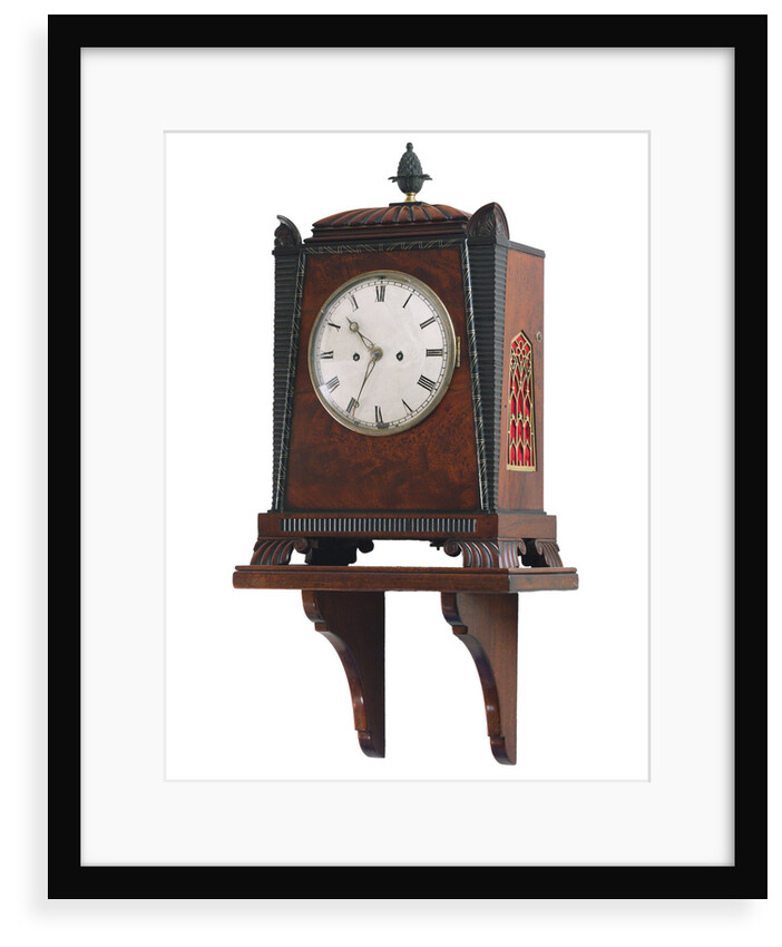 Bracket clock by Crick