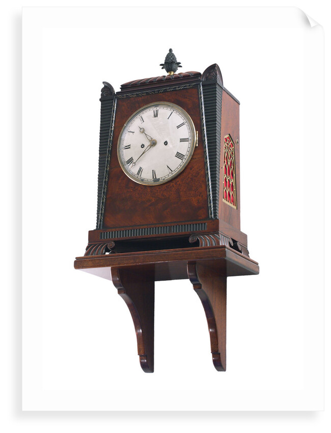 Bracket clock by Crick
