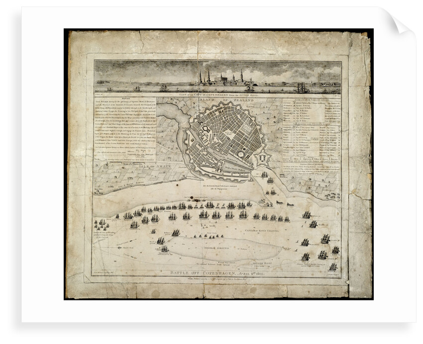 Battle of Copenhagen, 2 April 1801 by Francis Gibson
