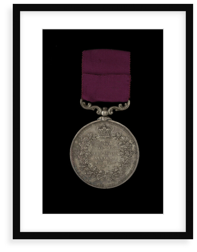 Sea Gallantry Medal, Foreign Services 1847, reverse by W. Wyon