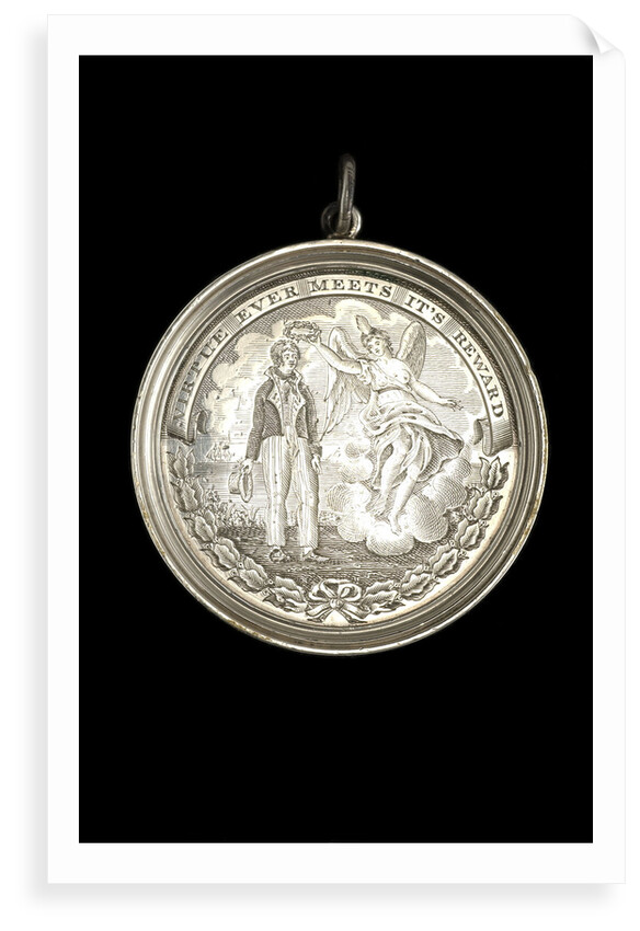 Silver medal, obverse by unknown