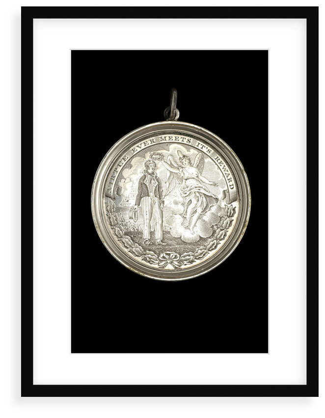 Silver medal, obverse by unknown