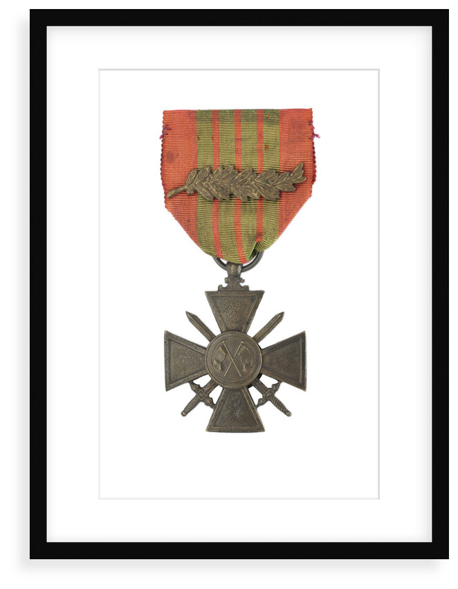 Croix de Guerre 1943, obverse by unknown