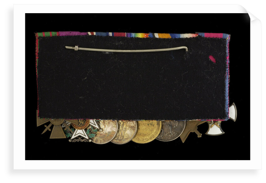 Medals awarded to Captain E. Wigram DSM RN (reverse, right to left, MED1219-1226) by W. Wyon