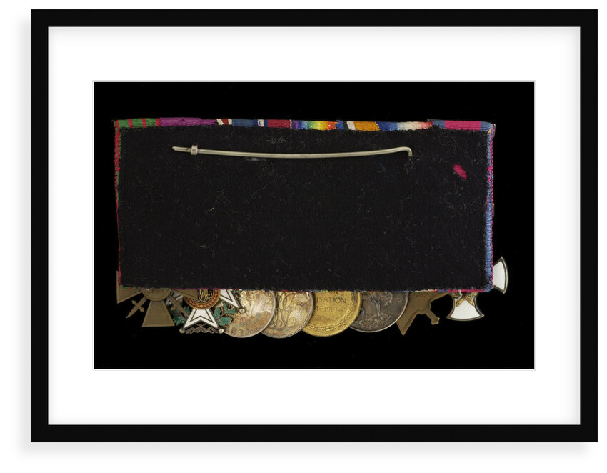 Medals awarded to Captain E. Wigram DSM RN (reverse, right to left, MED1219-1226) by W. Wyon