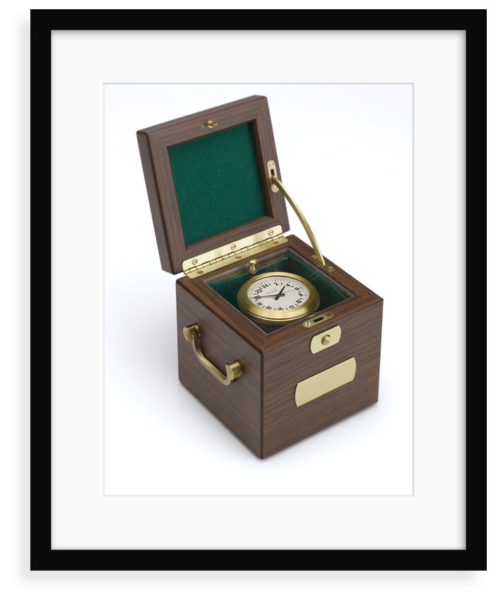 Tuning-fork marine chronometer in case by Bulova