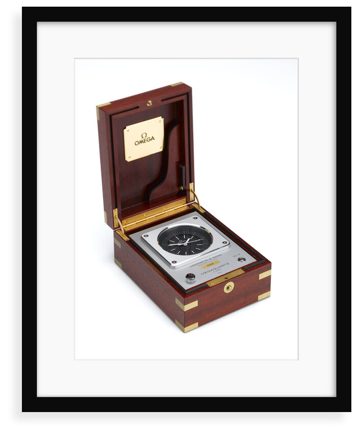 Quartz marine chronometer in case by Omega