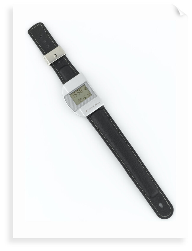 Wristwatch face and strap by Junghans