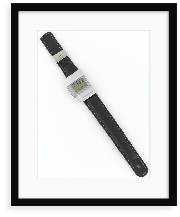 Wristwatch face and strap by Junghans