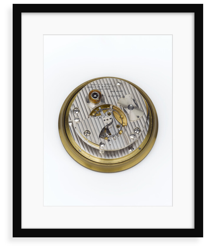 Marine chronometer, movement by Hamilton Watch Co.