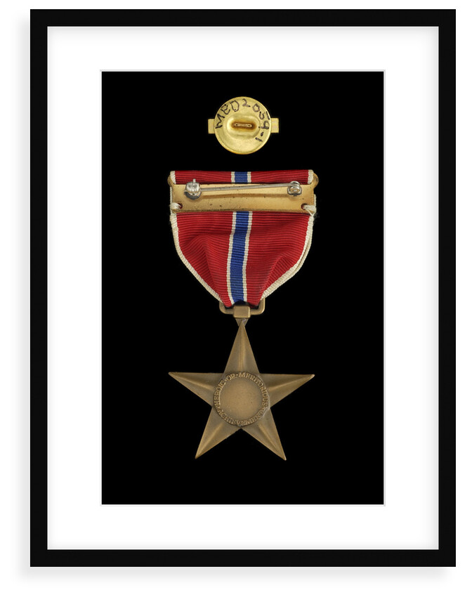 Bronze Star Medal, reverse by unknown