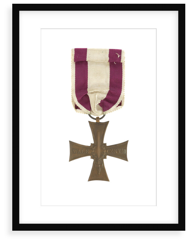 Cross of Valour (Poland), reverse by unknown