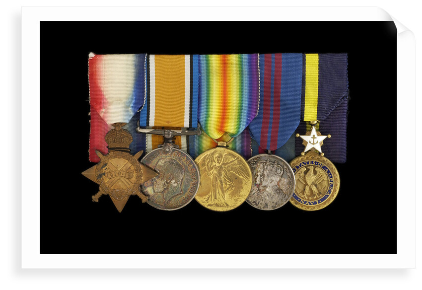 Medals awarded to Admiral Sir W. Reginald Hall (obverse, left to right, MED1988-1992) by unknown