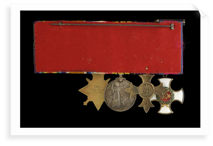 Medals awarded to Commander Richard Bolton DSO (reverse, r to l, MED1543-1546) by Unknown