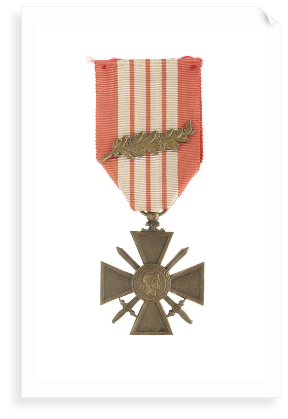 Croix de Guerre 1939, obverse by unknown