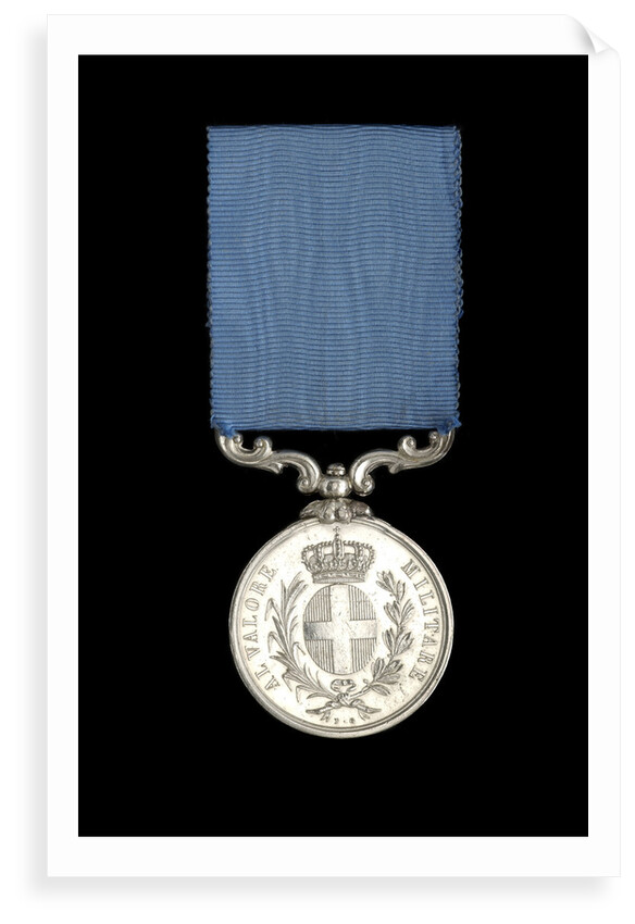 Sardinian Medal for Valour, obverse by F. Galeazzi