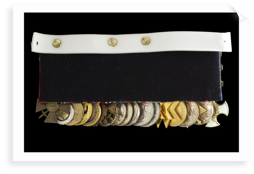 Medals awarded to Admiral of the Fleet Lord Cunningham of Hyndhope (reverse, right to left, MED2647-2667) by unknown
