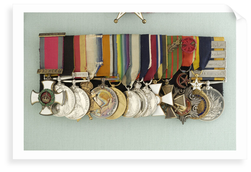 Medals awarded to Admiral of the Fleet, Earl David Beatty (obverse, left to right, MED2214-27) by W. Wyon
