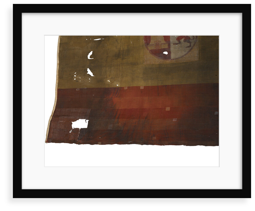 Spanish naval ensign, top right quarter detail by unknown