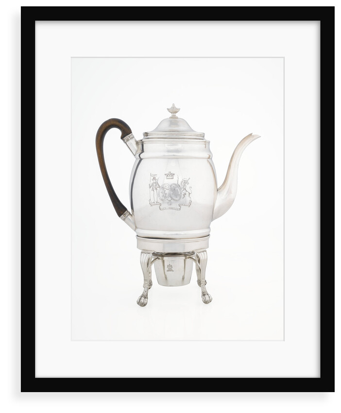 Coffee pot with heater and stand, owned by Vice-Admiral Lord Nelson (1758-1805) by Robert Hennell