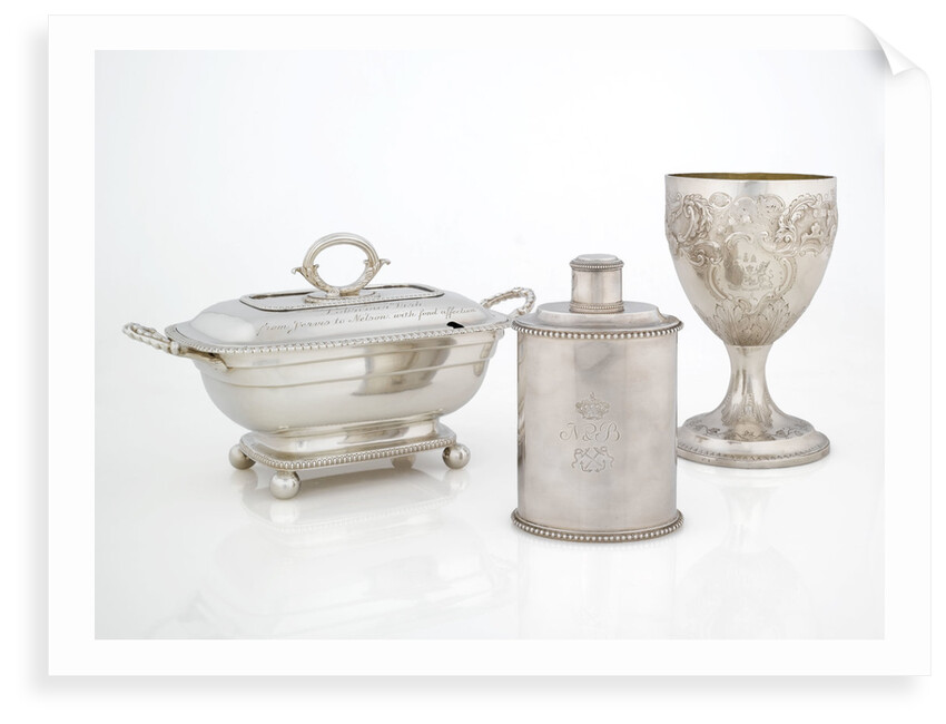 Bogus tea caddy said to have been owned by Nelson by unknown