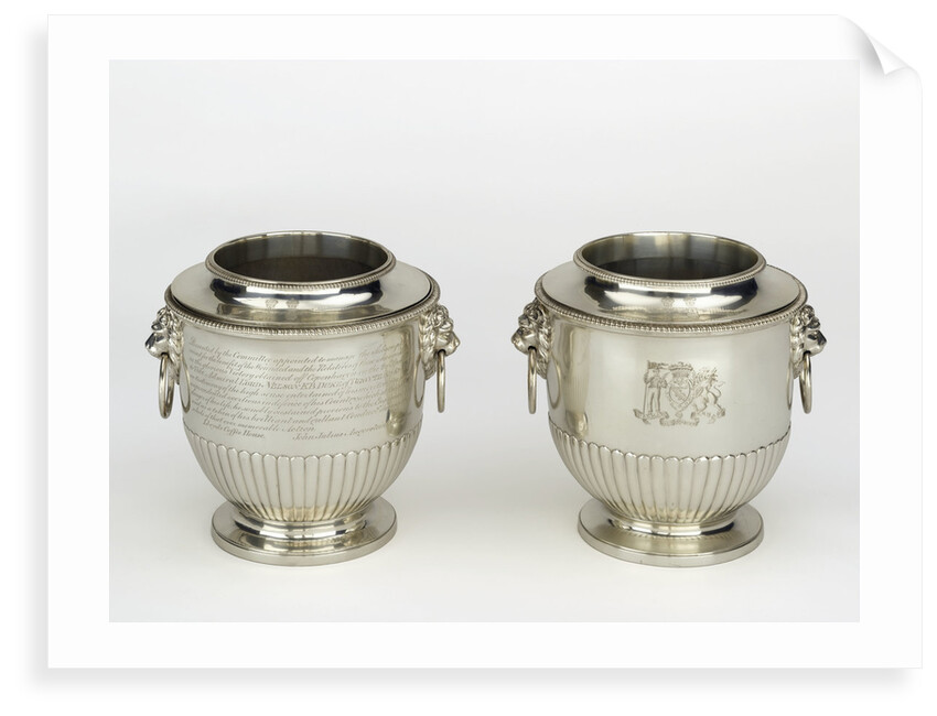 Copenhagen ice pails with lion mask handles by William Hall