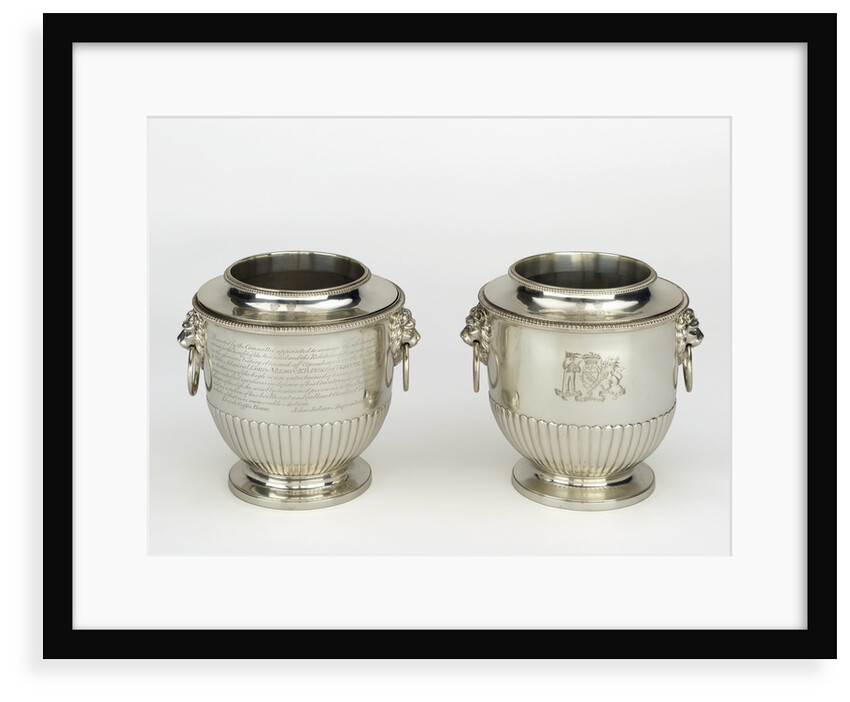 Copenhagen ice pails with lion mask handles by William Hall