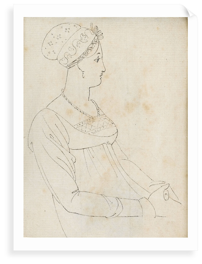 Charlotte Nelson (verso) by Thomas Baxter