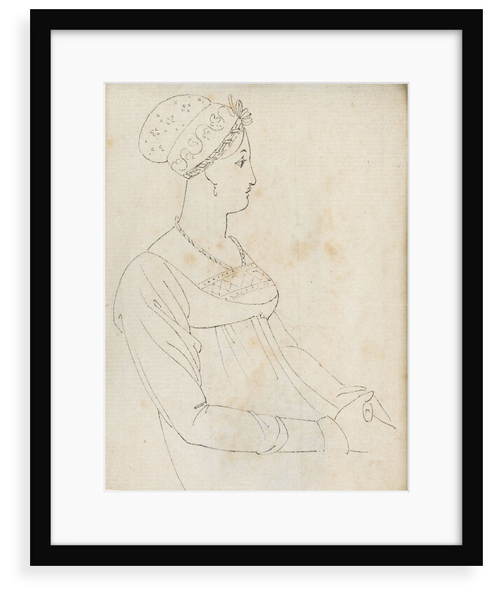 Charlotte Nelson (verso) by Thomas Baxter