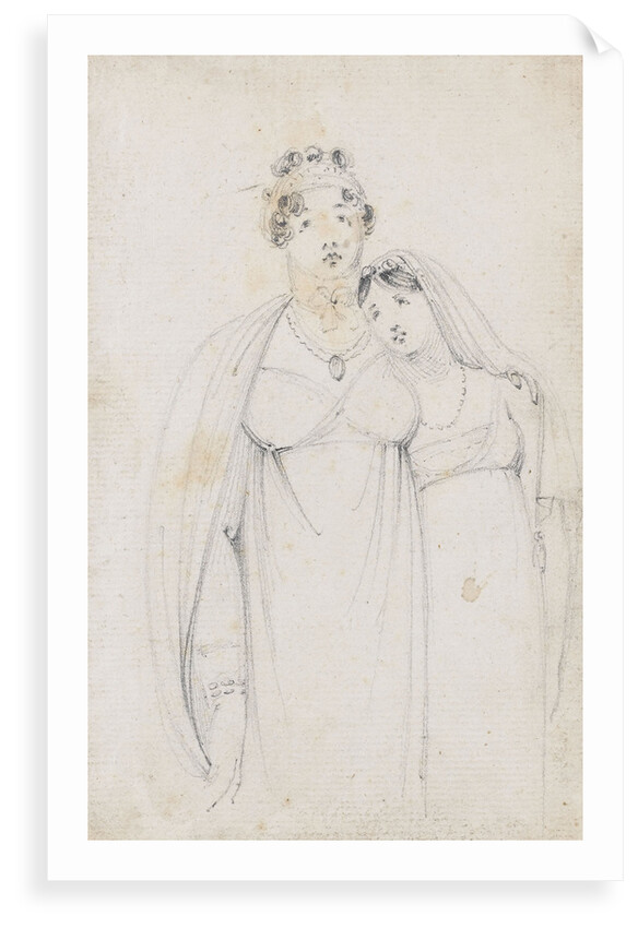 Emma Hamilton with Charlotte Nelson by Thomas Baxter