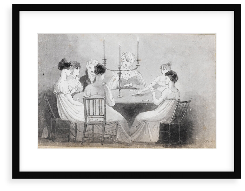 A card party at Merton Place by Thomas Baxter