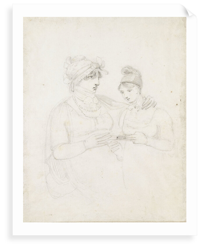 Emma Hamilton and Charlotte Nelson by Thomas Baxter