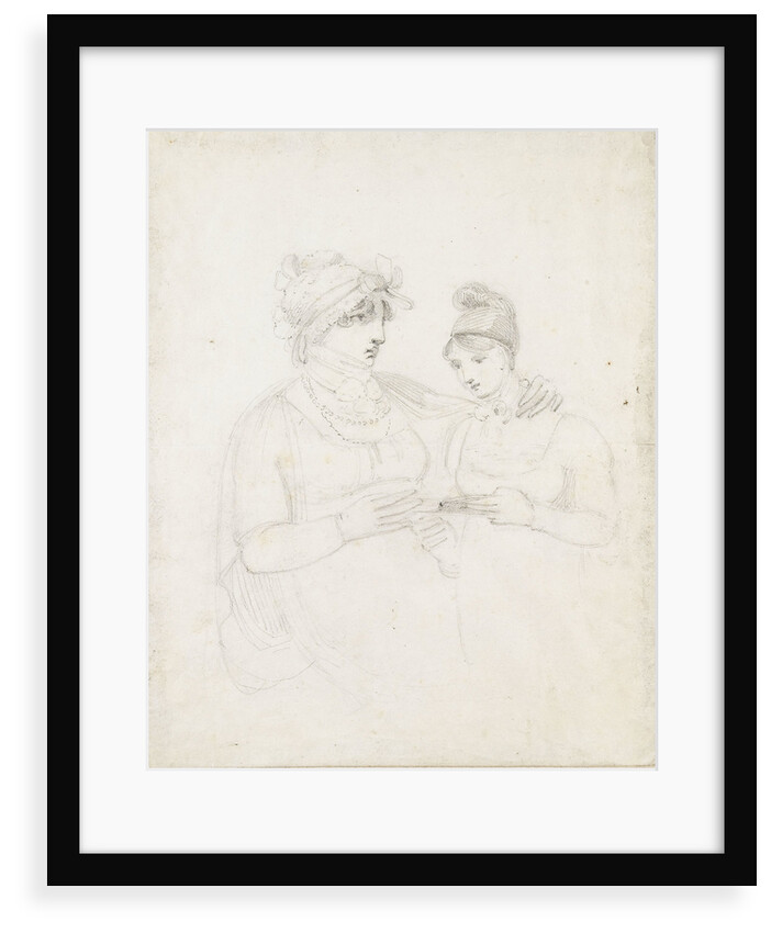 Emma Hamilton and Charlotte Nelson by Thomas Baxter