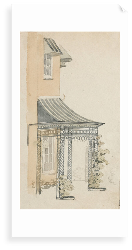 A verandah at Merton by Thomas Baxter