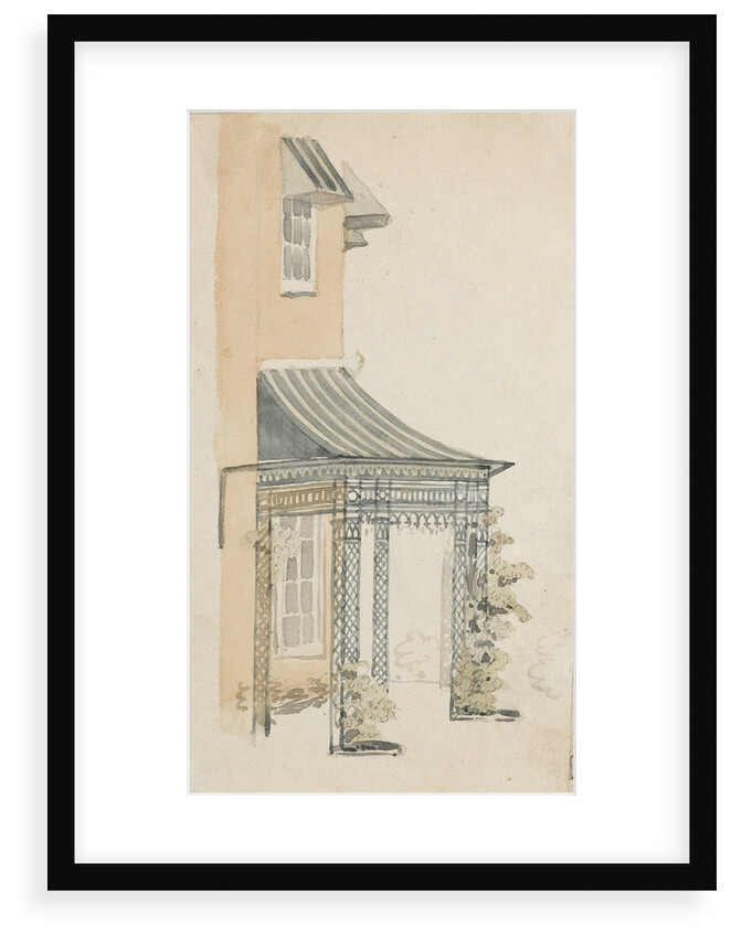 A verandah at Merton by Thomas Baxter