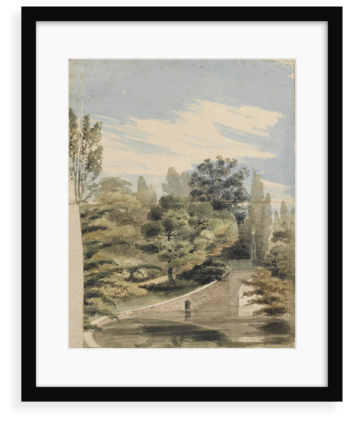 A bridge over the river at Merton Place by Thomas Baxter
