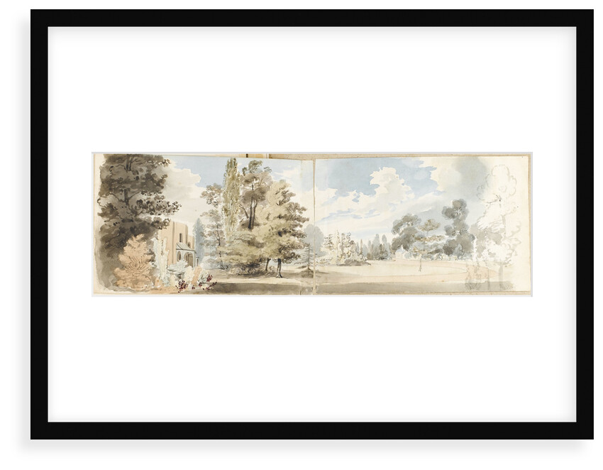 The house and grounds at Merton from the south-east by Thomas Baxter