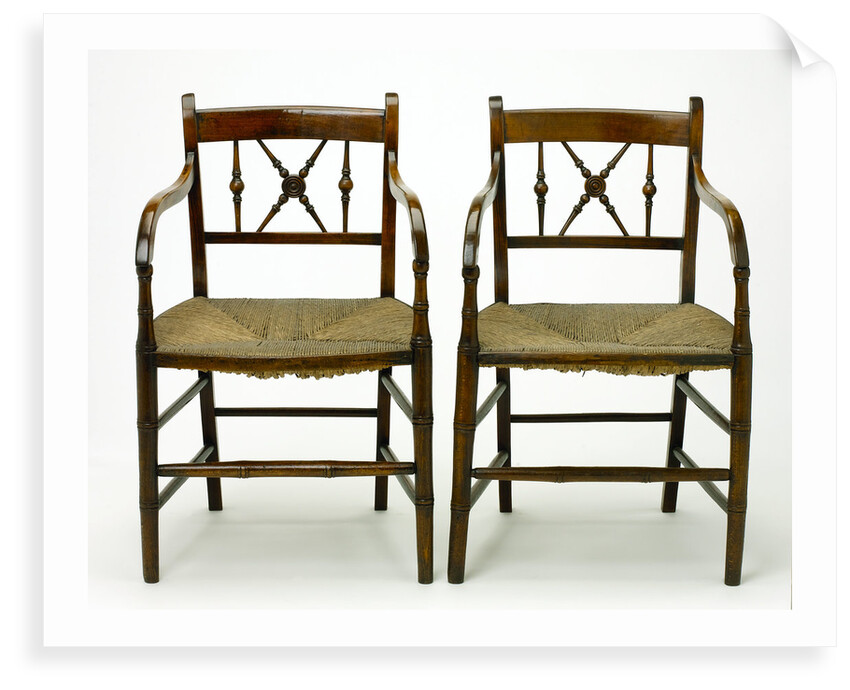 Two chairs by unknown