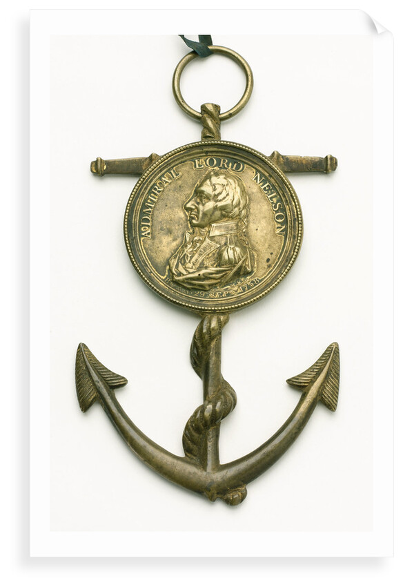 Medallion commemorating Vice-Admiral Horatio Nelson (1758-1805) by Nathaniel Marchant