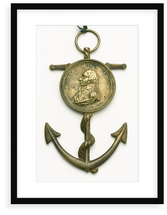 Medallion commemorating Vice-Admiral Horatio Nelson (1758-1805) by Nathaniel Marchant