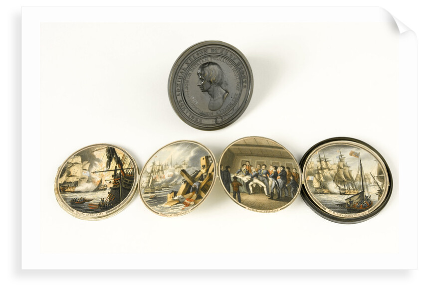 Box commemorating Vice-Admiral Horatio Nelson (1758-1805) by Thomas Webb