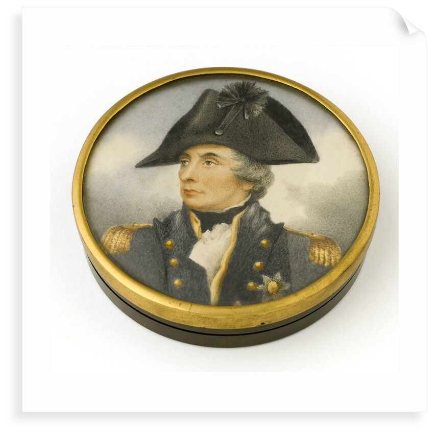 Box commemorating Vice-Admiral Horatio Nelson (1758-1805) by Arthur William Devis