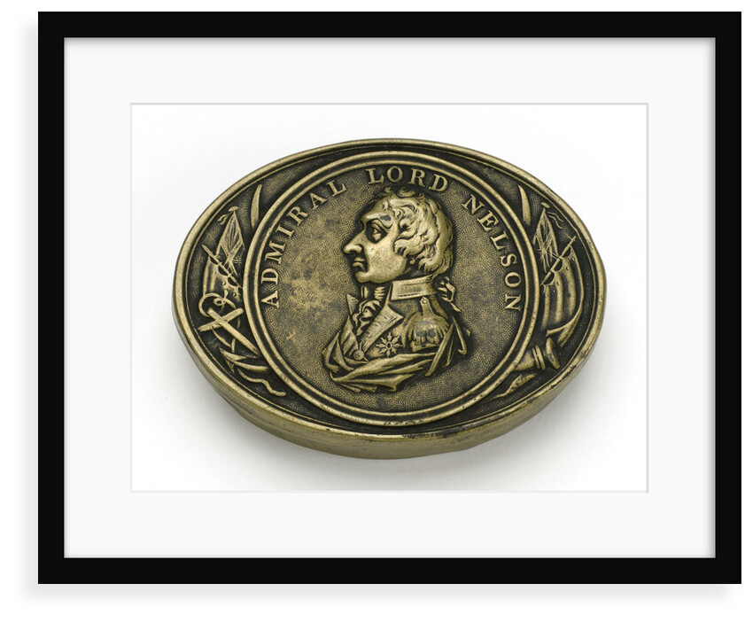 Tobacco box commemorating Vice-Admiral Horatio Nelson (1758-1805) by unknown