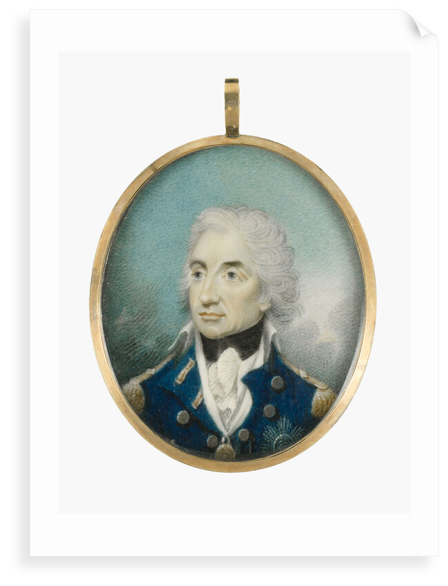 Miniature painting depicting Vice-Admiral Horatio Nelson (1758-1805) after Lemuel Francis Abbott by Lemuel Francis Abbott
