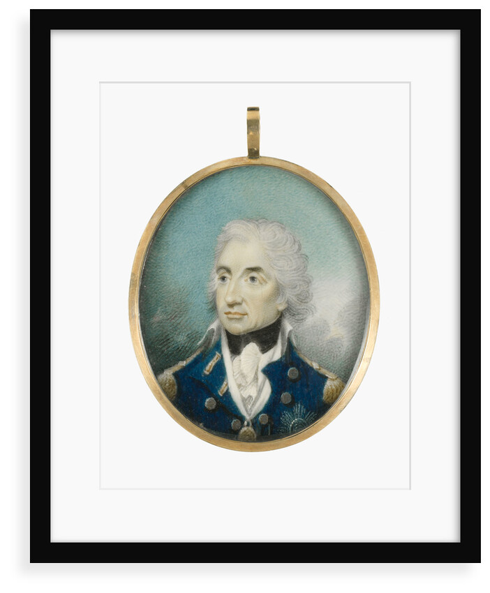 Miniature painting depicting Vice-Admiral Horatio Nelson (1758-1805) after Lemuel Francis Abbott by Lemuel Francis Abbott