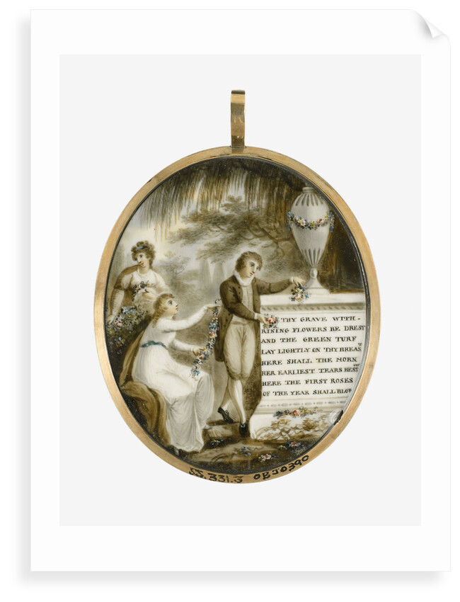 Miniature painting depicting Vice-Admiral Horatio Nelson (1758-1805) after Lemuel Francis Abbott by Lemuel Francis Abbott