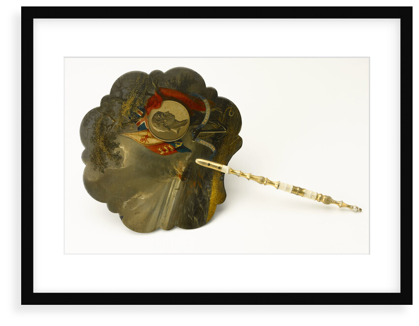 A hand screen commemorating the Battle of Trafalgar, 1805 by Unknown