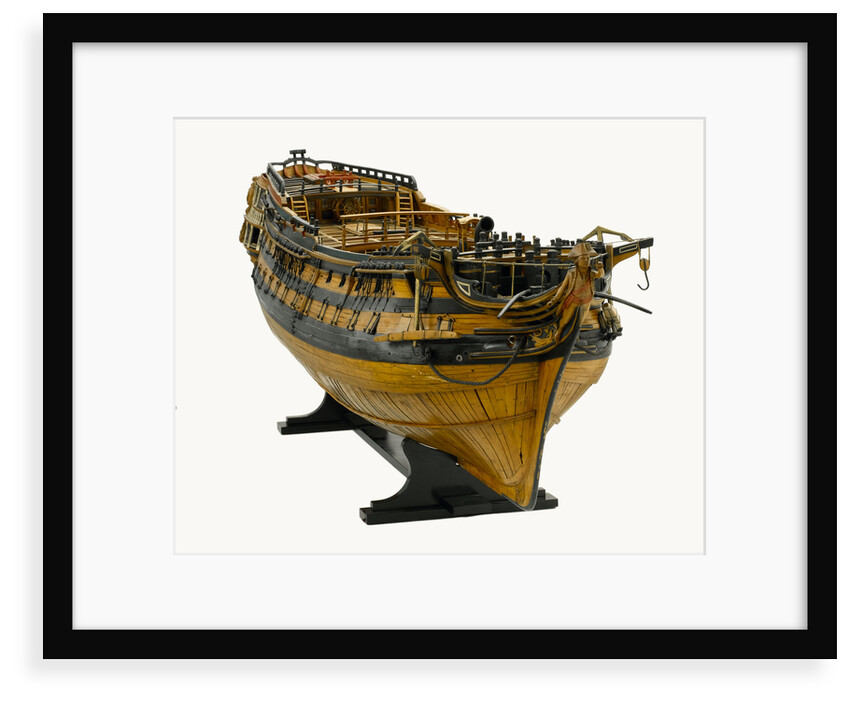 Ship of 74 guns, starboard by unknown