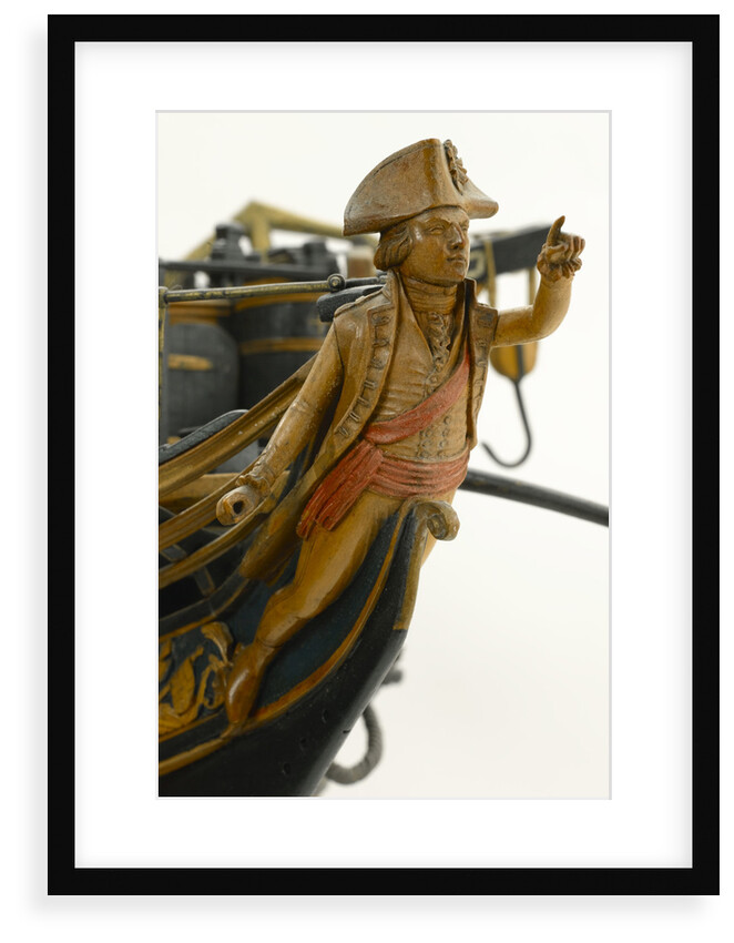 Ship of 74 guns, figurehead by unknown