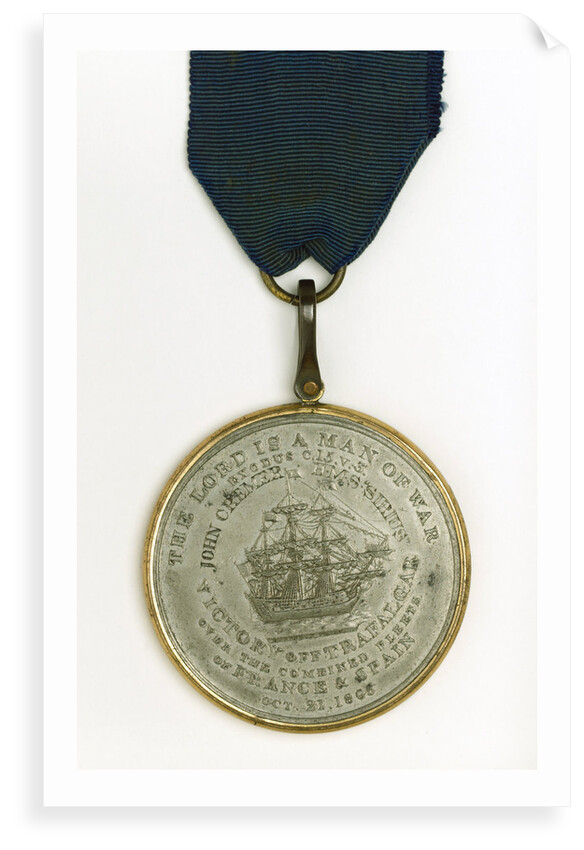 Davison's Trafalgar Medal 1805, reverse by Thomas Halliday